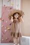 Brown Muslin Dress