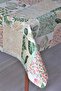 Fiber Lined Erasable Pvc Oilcloth Tablecloth 1197-3Square Green Sheet - 2