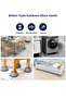 Gray 4-Pack Washing Machine Mat Anti-Vibration Stopper Furniture Feet Sturdy and Durable - 8