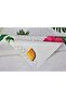 مفرش طاولة من القماش الزيتي PVC مبطن وقابل للمسح - أناناس - 8097-1y - 4