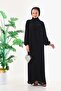 Luxury and Stylish Ferace Dubai silk Raglan Lace Ferace Hijab Outerwear - 5