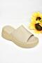 S996741209 Beige Thick Soled Women's Slippers - 7