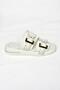 S518106509 White Women's Slippers - 5