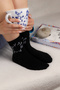 Men's Women's Socks Children's Socks Long Sports Socks Patterned Socket Socks Colorful Socks 4 Pieces - 2
