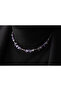 Ametist Natural Stone Broken Pendant 40cm Handmade Custom Made Amethyst Stone Chocker - 2