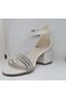 Miniwomen 02 Children's Open Ankle Strap Stoned Evening Dress Shoes - 3