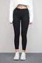 Women's Black Non-Fading High Waist Lycra Combining Skinny Jeans Trousers - 3
