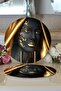 2-Piece African Women's Modern Round Placemat & Placemat with Human Figure - 3