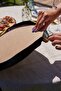 2-Piece African Women's Modern Round Placemat & Placemat with Human Figure - 4