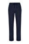 Lacivert Relaxed Fit Lastikli Beli Bağlamalı Yazlık %100 Pamuk Yumuşak Keten Pantolon TMNSS24PL00002 - 7