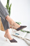 Darian Buckle Pointed Toe Patterned Women's Heeled Shoes - 2
