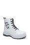 Incimoda Young Girl Child Black Matte Orthopedic Trekking Non-Slip Sole Lightweight Boots