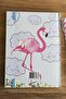 Flamingo Patterned Unlined Dotted Notebook - 2