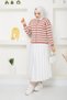 Women's Crew Neck Short Knitwear Cardigan - 7