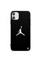 حافظة هاتف من السيليكون باللون الأسود بتصميم NBA لهاتف iPhone 11