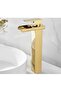 Matte Gold Cornered Gold Shade Sink - Basin Model with Faucet - 2