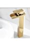 Matte Gold Cornered Gold Shade Sink - Basin Model with Faucet - 4