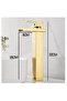 Matte Gold Cornered Gold Shade Sink - Basin Model with Faucet - 8