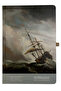 دفتر ملاحظات Art Master بغطاء صلب مخطط 120 ورقة مقاس 17 × 24 سم مع Velde