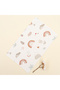 5-Piece Shoulder Wipes Set - Brown Rainbow - Earth Muslin - Dark Tile Muslin - 2