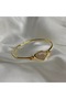 Standard Charm Pink Quartz Bracelet Gold Color