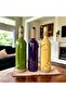 Handmade Decorative Vase Candlestick Wine Bottles Set of 3 - 8