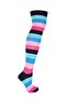 Women's Colorful Striped Quality Cotton Knee High Socks