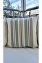 2-Piece Linen Tassel Detailed Throw Pillow Set Mint - Ecru - 7
