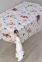 Fiber Lined Erasable PVC Oilcloth Tablecloth Ho Ho Ho