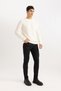 Gabardine Chino Canvas Pants Slim Fit Slim Fit Skinny Leg Pocket B2089Ax24Sp - 3