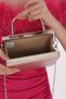 Powder Color Fabric Material Women's Evening Dress Clutch Portfolio Bag - 6