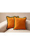 MUSTARD COLOR FRINGED SINGLE COLOR 43X43 CIRLENT CASE - 2