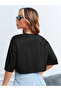 Women's California Printed Oversize Crop T-shirt - 2