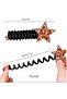 Spiral Cable Ponytail Buckle-1 Piece - 2