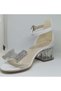 Miniwomen 793 Children's Transparent Rhinestone Banded Heeled Evening Dress Shoes - 2