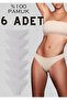 Red Happy Day Cotton Women's Panties 6 Pack