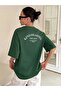 Kind Hearted - Printed Oversize Crew Neck Short Sleeve T-Shirt - 2