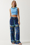 Women Regular Fit Allover Print Palazzo Pants, Multicolor - 2