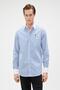 Men's Blue Striped Shirt - 3