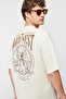 Taş Oversize/Geniş Kesim %100 Pamuklu Sırt Baskılı T-Shirt TMNSS24TS00003
