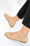 Tan Patent Leather Women's Ballerinas 18897 - 5
