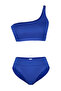 Saks Tek Omuz Kaplı Hipster Yüksek Bel Regular Basic Bikini Takımı TBESS24BT00126 - 7