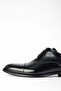 Men's Genuine Leather Black Leather Classic Shoes - 3