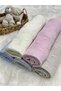 LITTLE LAND CROSSED HAIR BRAIDED KNITWEAR BABY BLANKET - 3