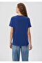 Miav Printed Navy Blue T-Shirt Regular Fit / Normal Cut 1610622-70722 - 3