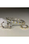 Xoxo Model Zircon Stone Steel Cuff Bracelet (TAMTUR) - 2
