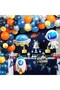 Birthday Space Themed Balloon Set - Party Ornament