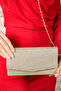 Women's Gold Glitter Sand Mini Box Shoulder Evening Bag - 5