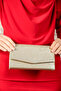 Women's Gold Glitter Sand Mini Box Shoulder Evening Bag - 4