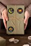 Black Background Well-pleasing Ramadans Label 4 cm 42 Pieces Water Resistant Sticker - 2